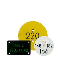 Sprinkler Cap Yardage Markers