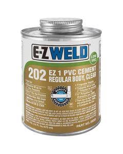 202 E-Z 1 PVC Cement, Regular Body Clear