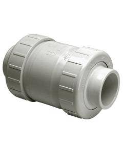 True Union Swing Check Valves - Clear